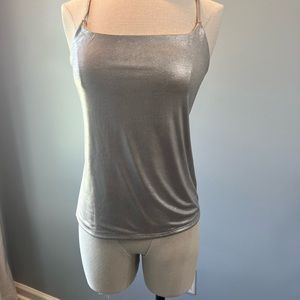 Express Silver Tank Top NWOT